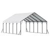 Heavy Duty Metal Carport 20 x 24 ft Outdoor Car Shelter Garage for Boats Trucks