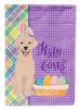 Yellow Labrador Retriever Easter Garden Flag Mailbox Flag Decorative Yard Flag Banner Outside Patio Artwork Yard Flower Beds, Garden Size, Multicolor