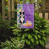 Black and White Border Collie Easter Garden Flag Mailbox Flag Decorative Yard Flag Banner Outside Patio Artwork Yard Flower Beds, Garden Size
