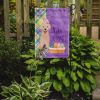 Yellow Labrador Retriever Easter Garden Flag Mailbox Flag Decorative Yard Flag Banner Outside Patio Artwork Yard Flower Beds, Garden Size, Multicolor