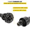 VEVOR PTO Shaft, 1-3/8' 6 Spline Tractor and Implement Ends PTO Driveline Shaft, Series 4 Tractor PTO Shaft