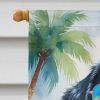 Newfoundland Summer Beach Time House Flag Large Porch Sleeve Pole Decorative Outside Yard Banner Artwork Wall Hanging, Polyester, House Size