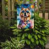 Chow Chow Summer Beach Time Garden Flag Mailbox Flag Decorative Yard Flag Banner Outside Patio Artwork Yard Flower Beds, Garden Size, Multicolor